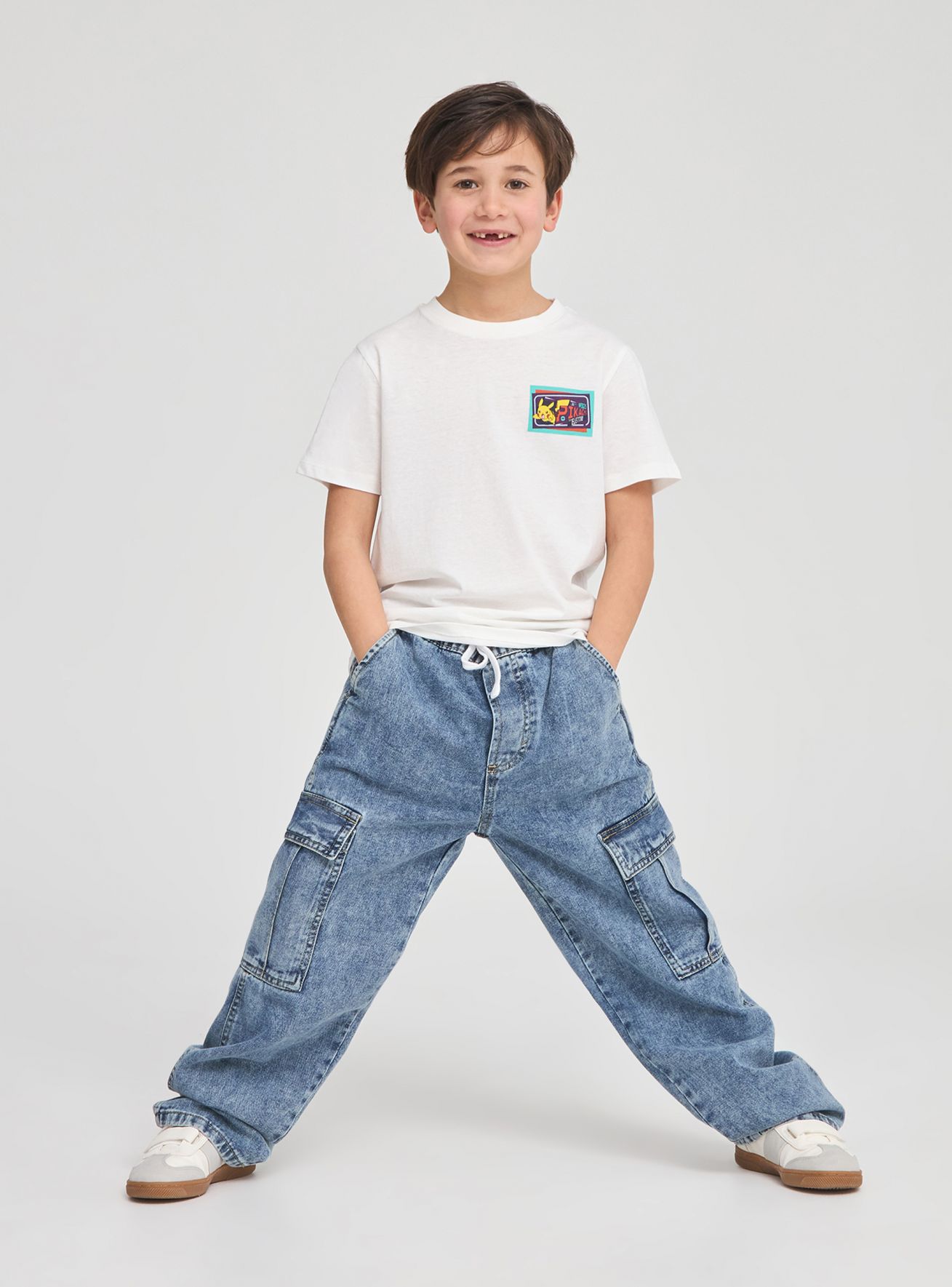 Джинсовые длинные брюки Для мальчика 010